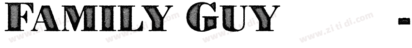 Family Guy恶搞之家字体转换